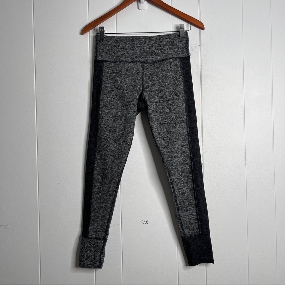 Vuori Asymmetric Color Block Leggings Gray Women's S